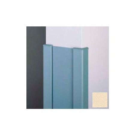 Pawling Surface Mounted End Wall 90Deg Corners, 2'' Wings, 8'H W/Caps. 6" W, Ivory CG-11R-8-2